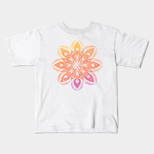 mandala Clamber drawingmandala Flutter stuffed Kids T-Shirt